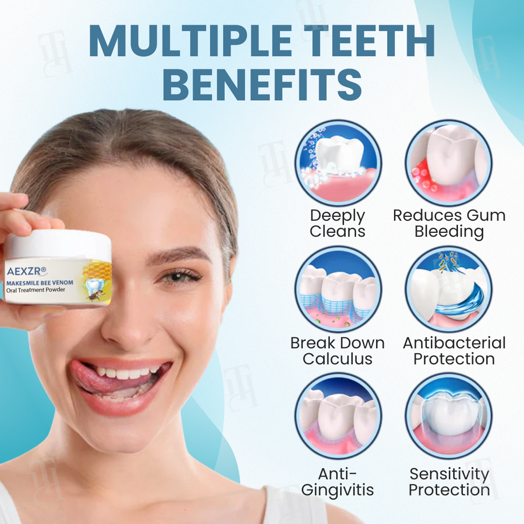 AEXZR® Makesmile Bee Venom Oral Treatment Powder